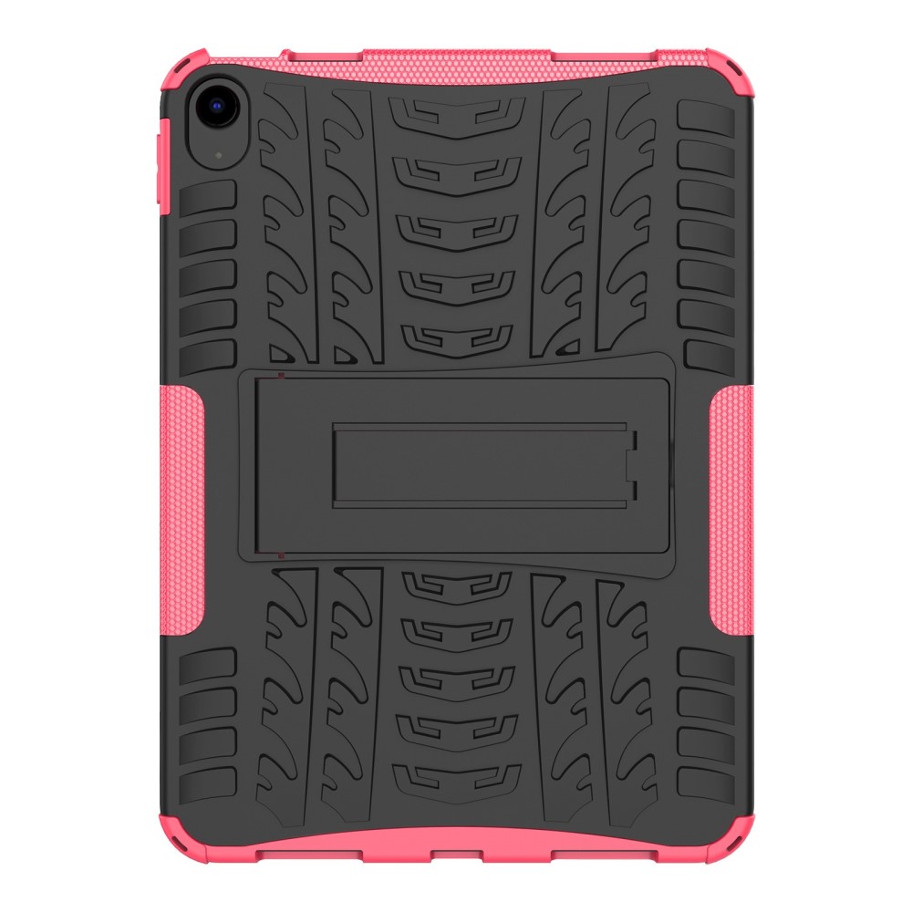 iPad 10.9 2022 Skal Rugged Kickstand Armor Rosa