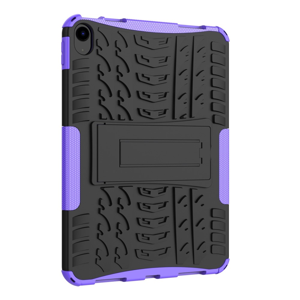 iPad 10.9 2022 Skal Rugged Kickstand Armor Lila