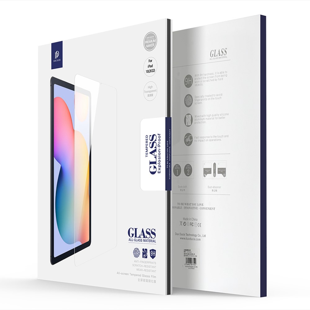 DUX DUCIS iPad 10.9 2022 Skrmskydd Hrdat Glas