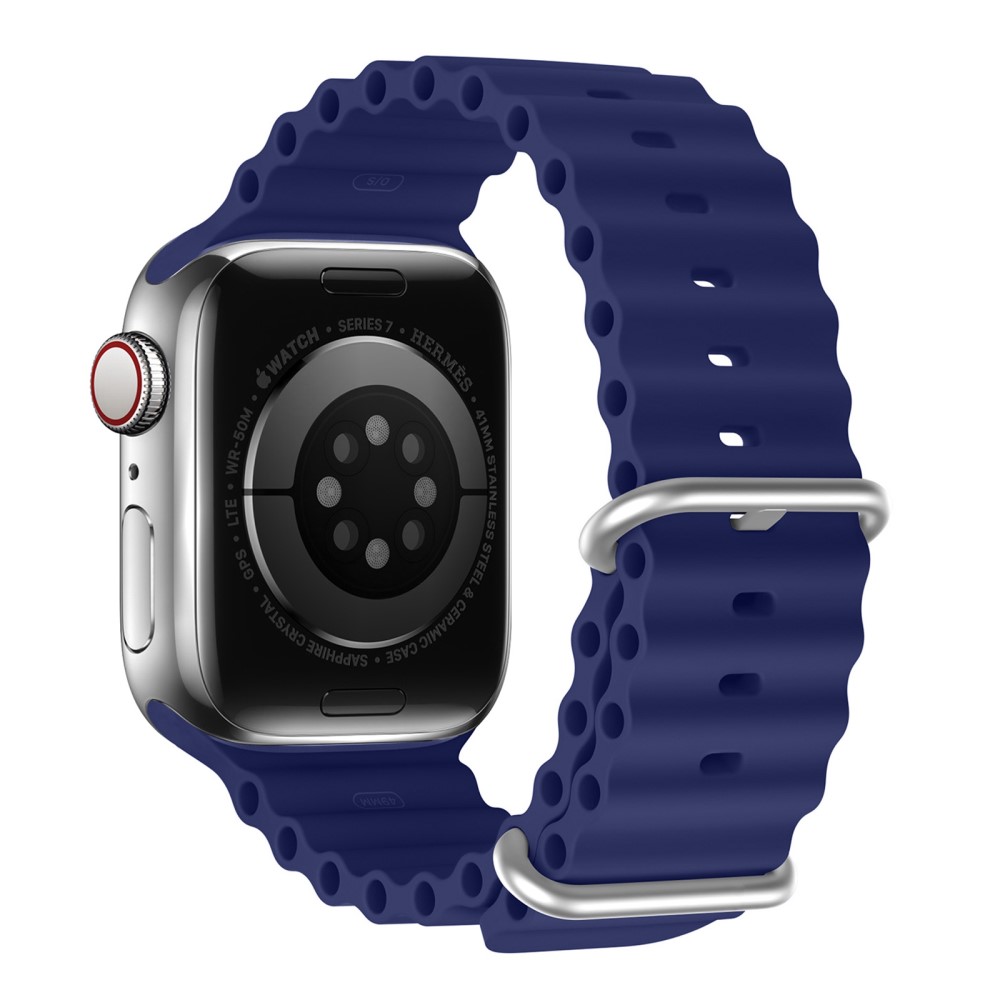 DUX DUCIS Apple Watch 42/44/45/49 mm Armband Wave Design Bl