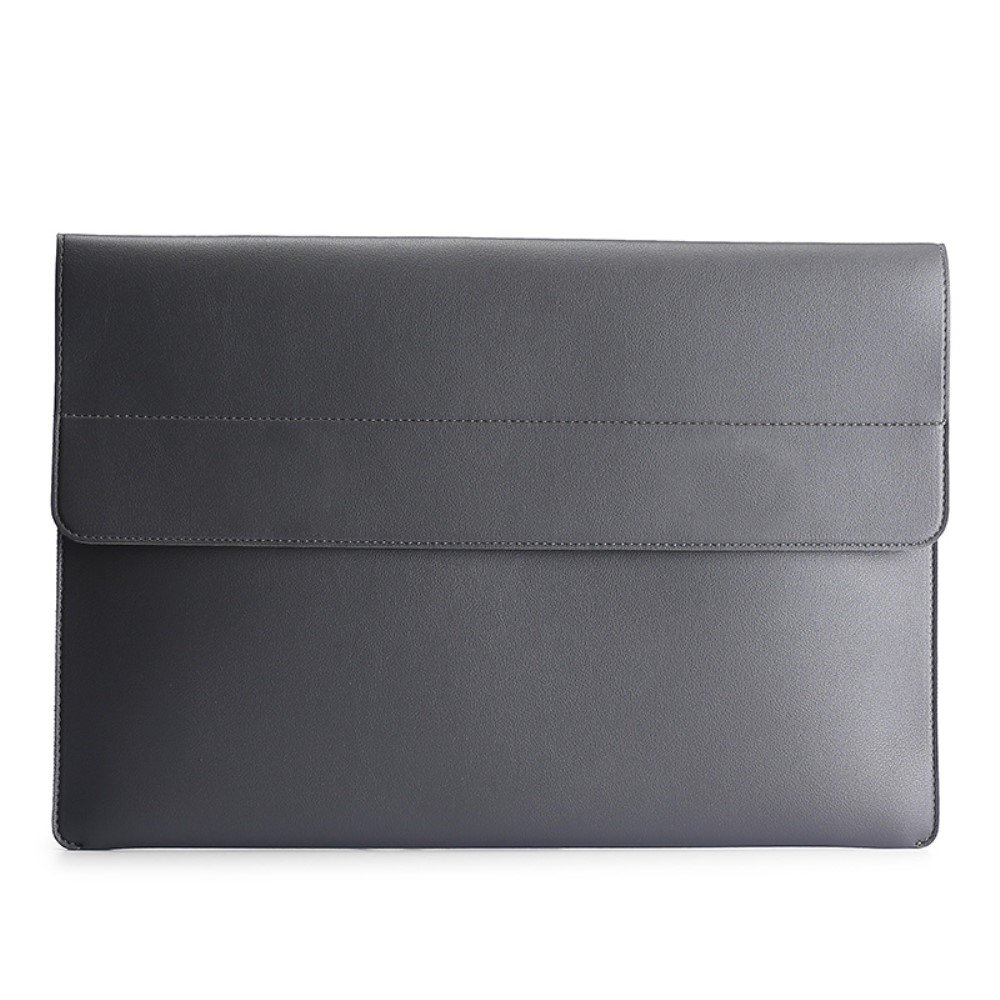 Laptop Sleeve 2-Set PU-Läder Väska 14