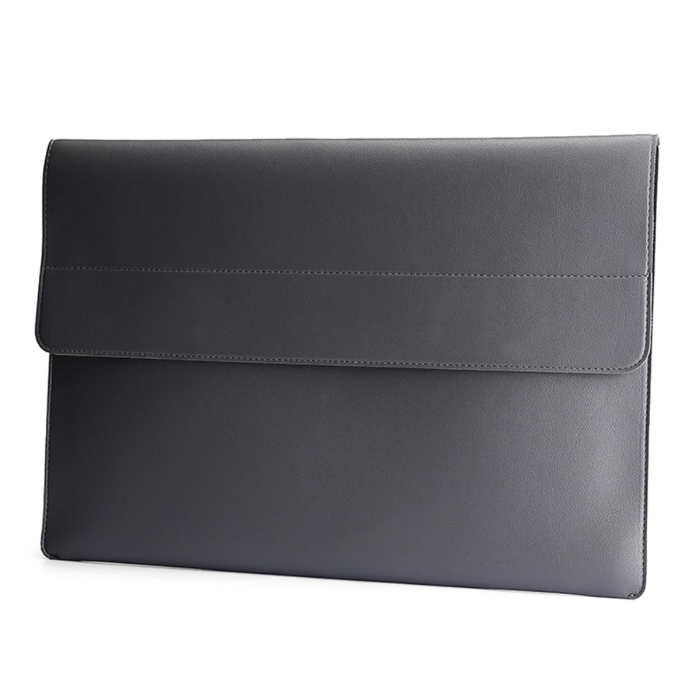 Laptop Sleeve 2-Set PU-Läder Väska 14