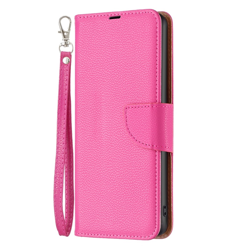 Samsung Galaxy S23 Fodral Litchi Shark Rosa