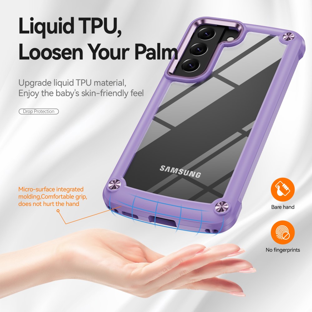 Samsung Galaxy S23 Skal Xtreme Shockproof Hybrid Lila