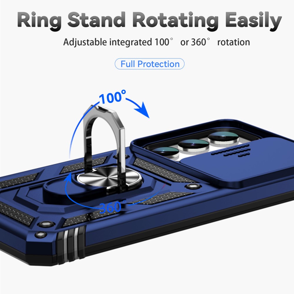 Samsung Galaxy S23 Plus Skal CamShield Ring Bl