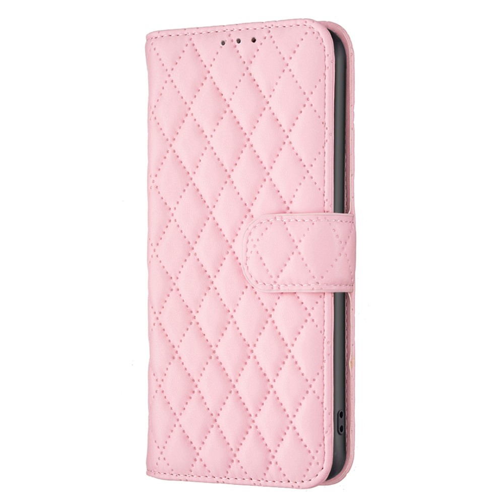 Samsung Galaxy S23 Ultra Fodral Diamond Textur Rosa