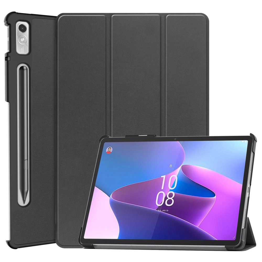 Lenovo Tab P11 Pro Gen 2 Fodral Tri-Fold Lder Svart