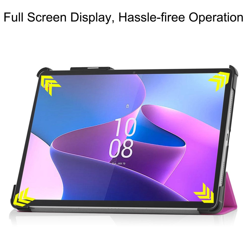 Lenovo Tab P11 Pro Gen 2 Fodral Tri-Fold Lder Lila