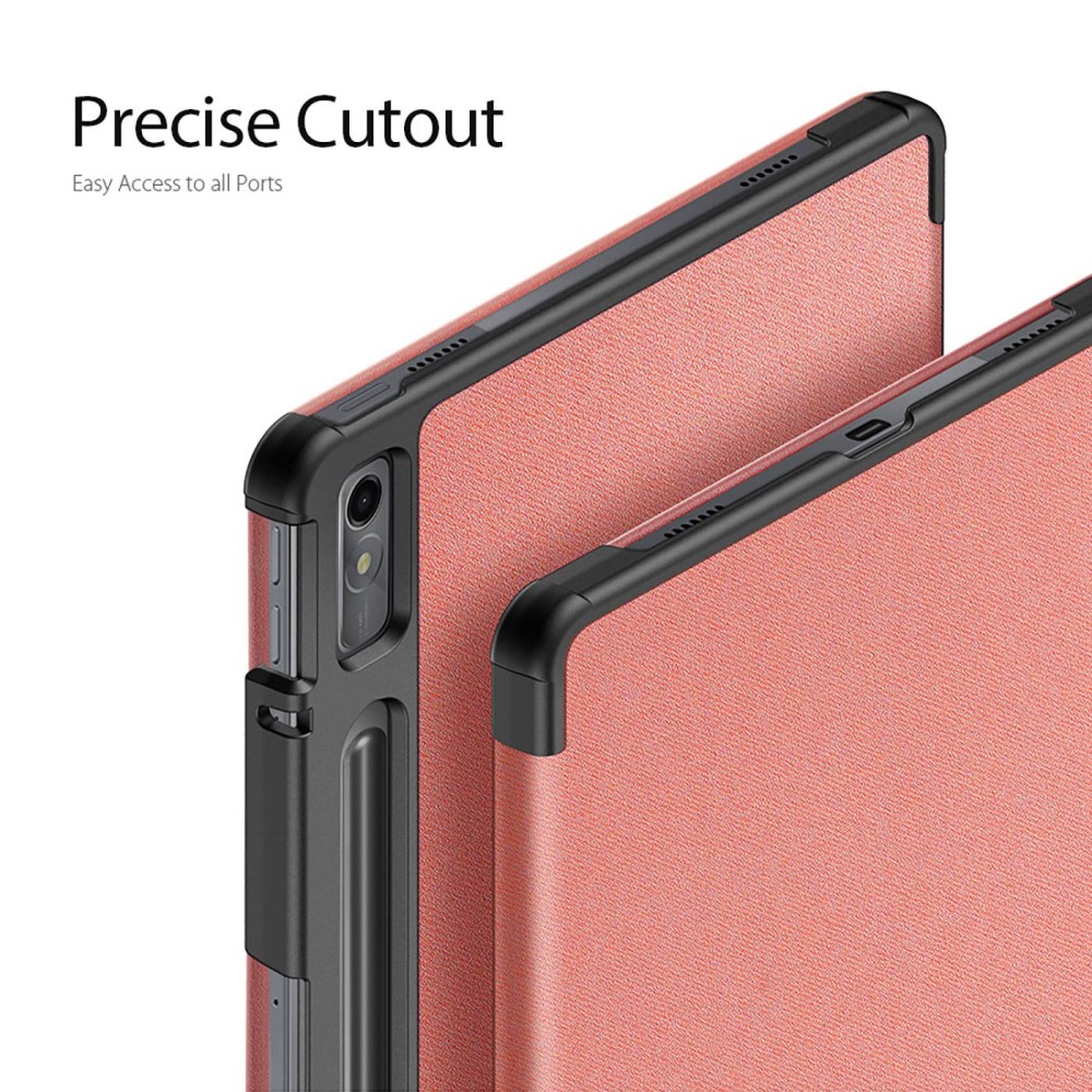 DUX DUCIS Lenovo Tab P11 Pro Gen 2 Fodral DOMO Tri-Fold Roséguld