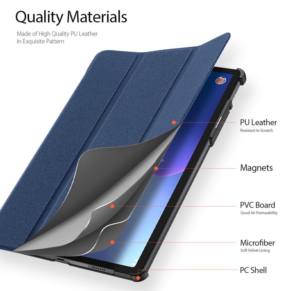 DUX DUCIS Lenovo Tab P11 Pro Gen 2 Fodral DOMO Tri-Fold Bl