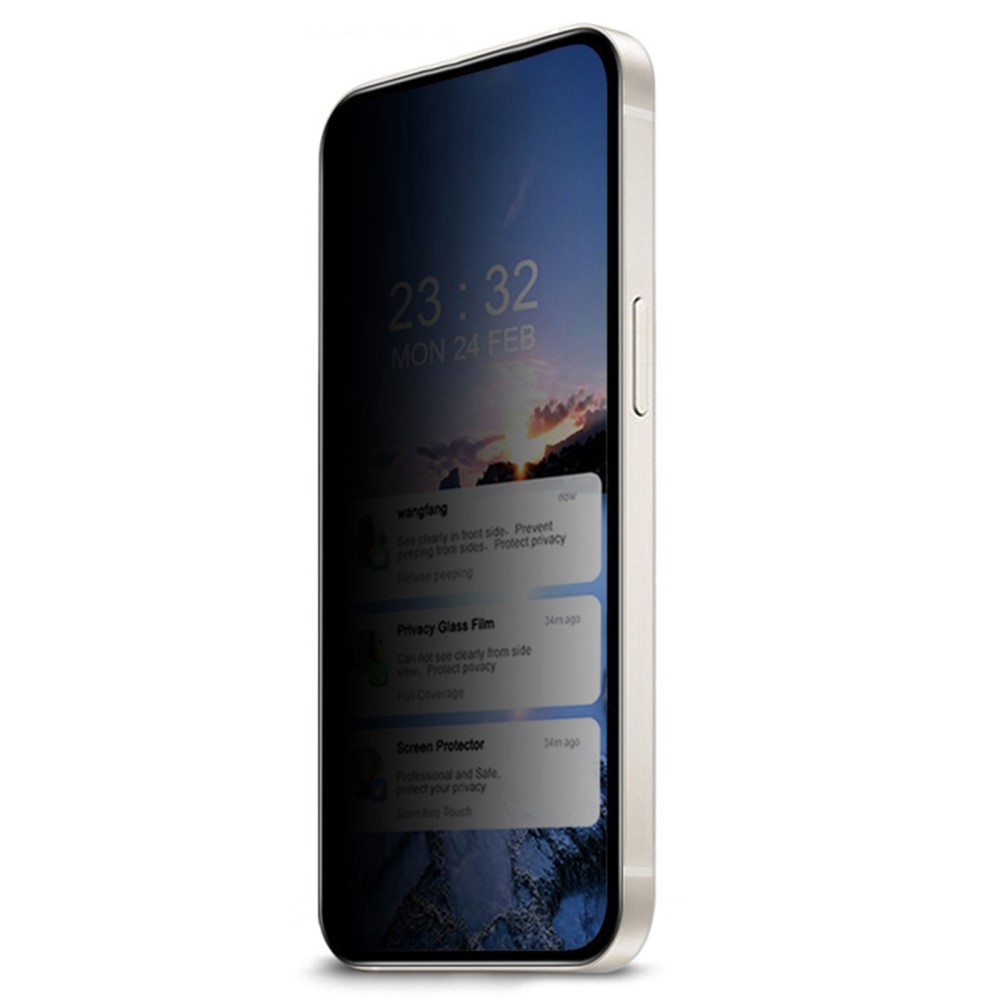 Samsung Galaxy S23 Skrmskydd Hrdat Glas Privacy