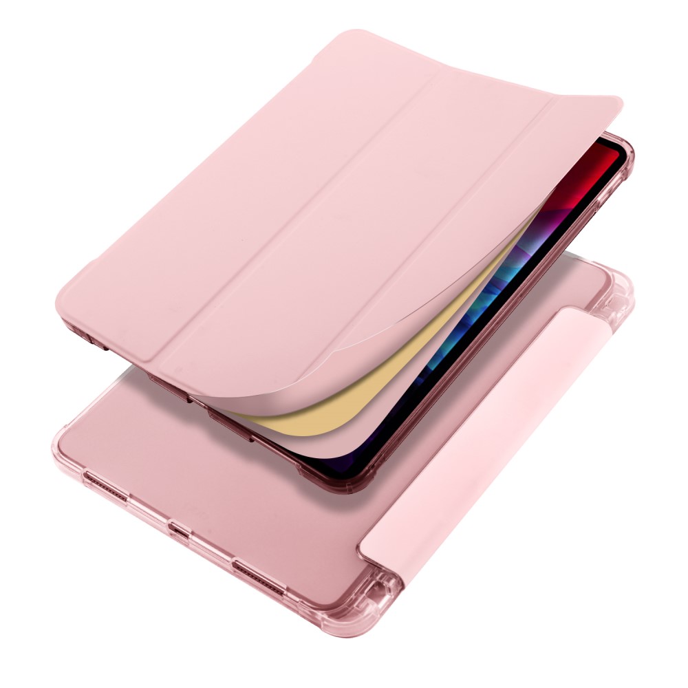 iPad Pro 12.9 Fodral Tri-Fold Pennhllare Rosguld