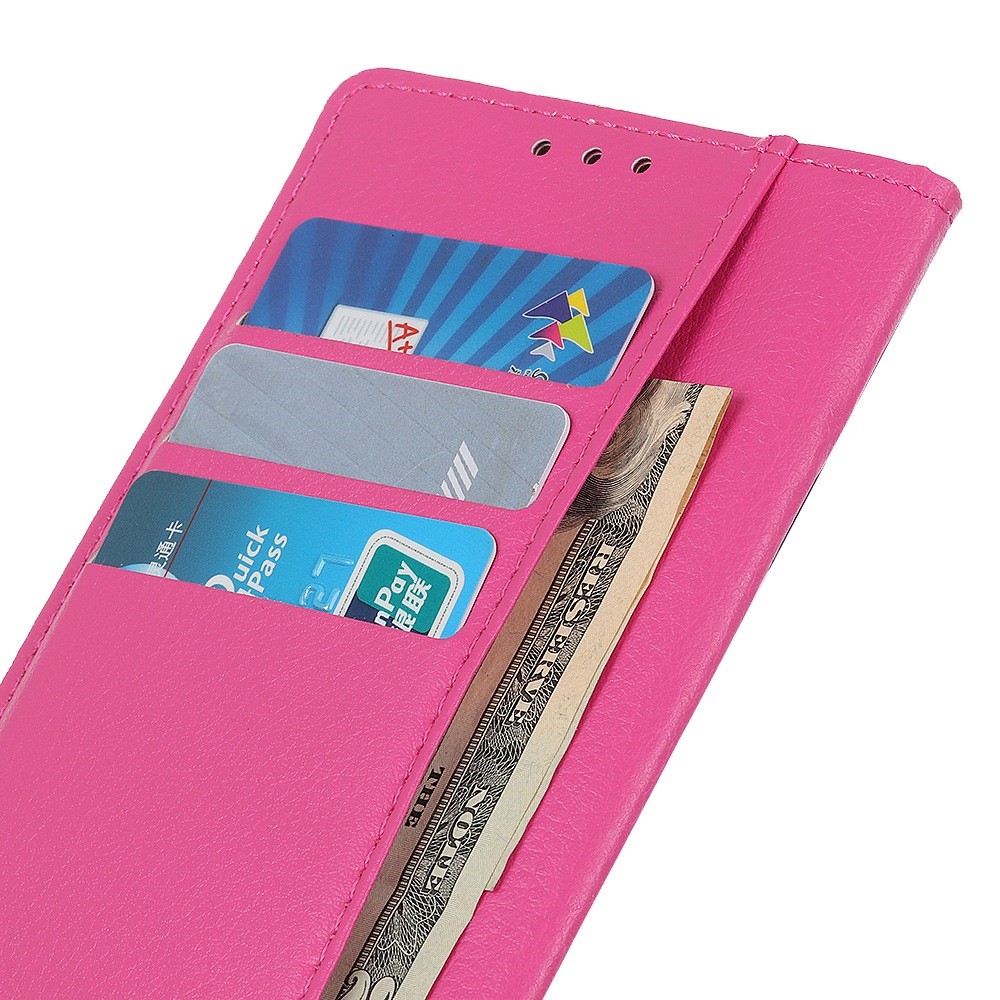 Samsung Galaxy A54 5G Fodral Litchi Textur Rosa