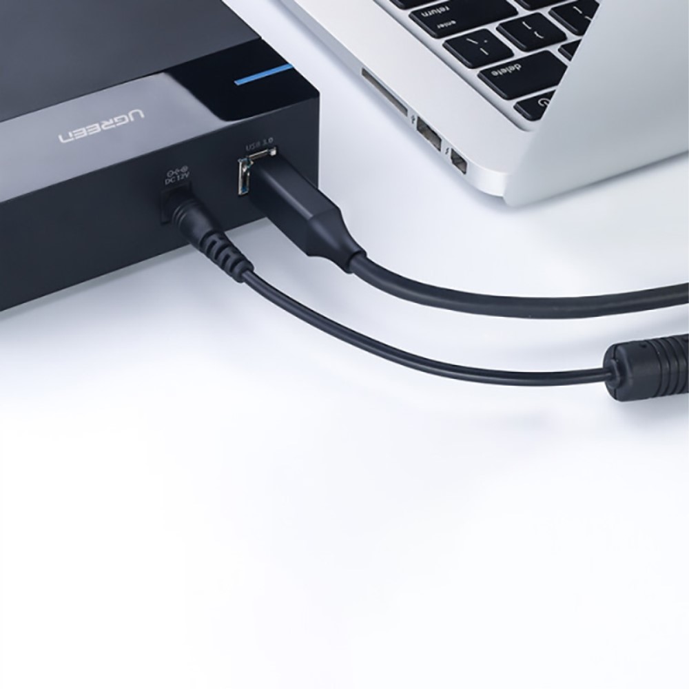 UGREEN 2m 5Gbps USB 3.0 Kabel USB-A - 9 pin USB-B Svart