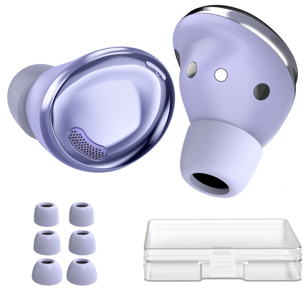 3-PACK Öronpluggar / Earbuds Galaxy Buds Pro/Buds Pro 2 Lila