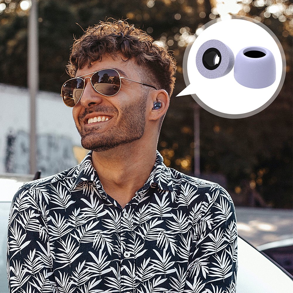 3-PACK Öronpluggar / Earbuds Galaxy Buds Pro/Buds Pro 2 Lila