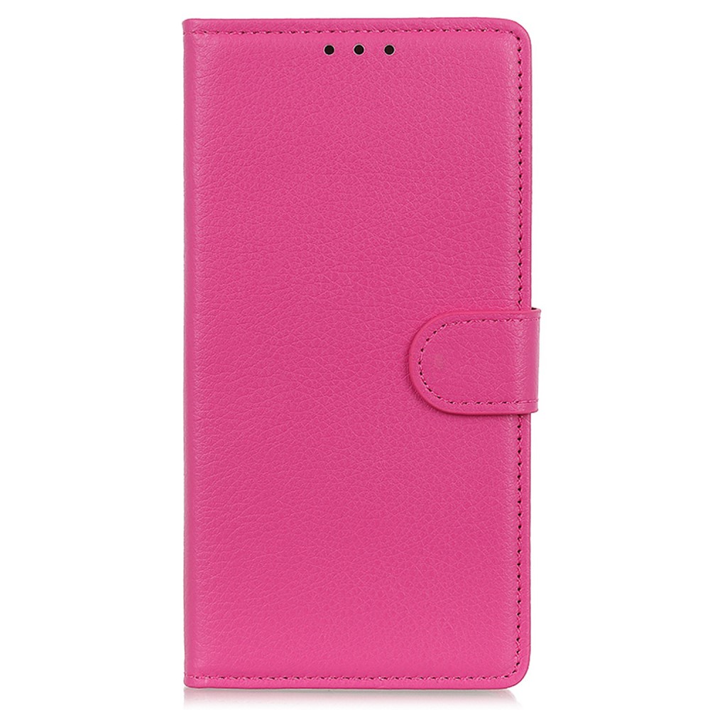 Xiaomi Redmi 12C 4G Fodral Lder Litchi Textur Rosa