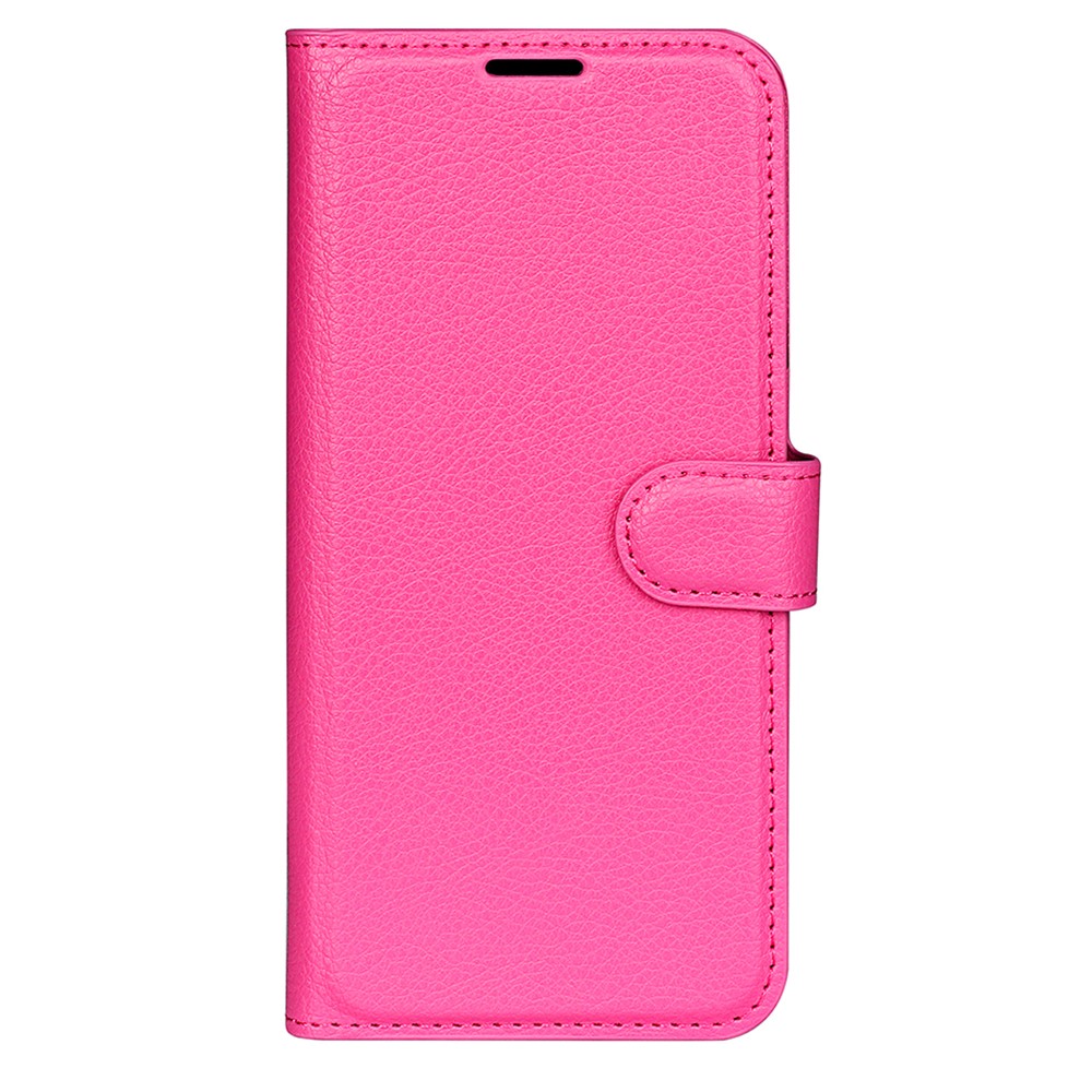 Xiaomi Redmi Note 12 4G Fodral Litchi Lder Rosa