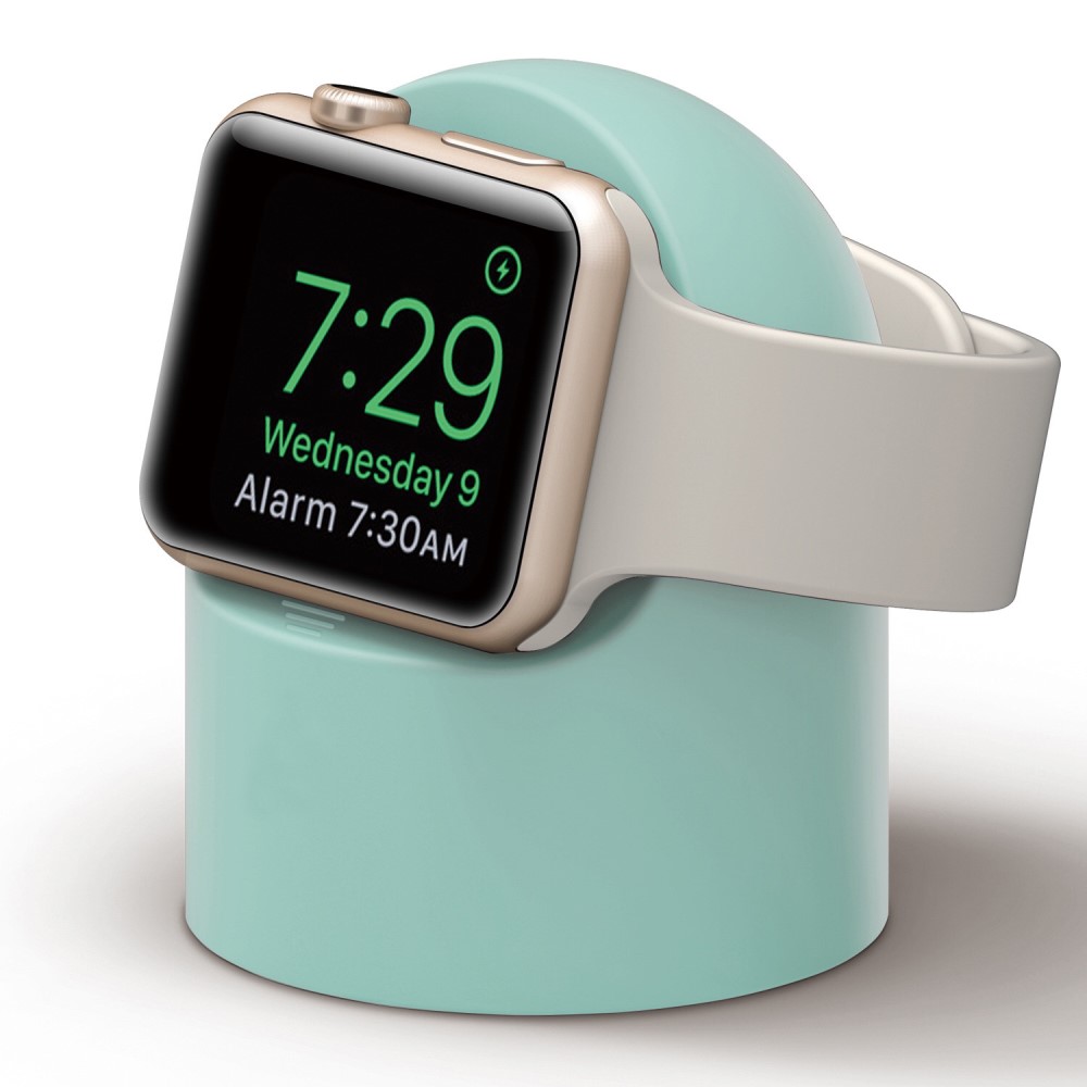 Apple Watch Silikon Stativ Grn