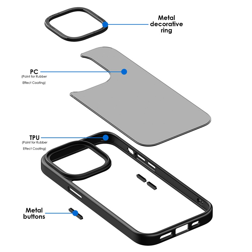 iPhone 14 Pro Max Skal Classic Hybrid Matt Lila