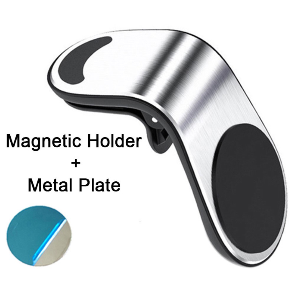 Magnetisk Mobilhllare Fr Ventil Silver