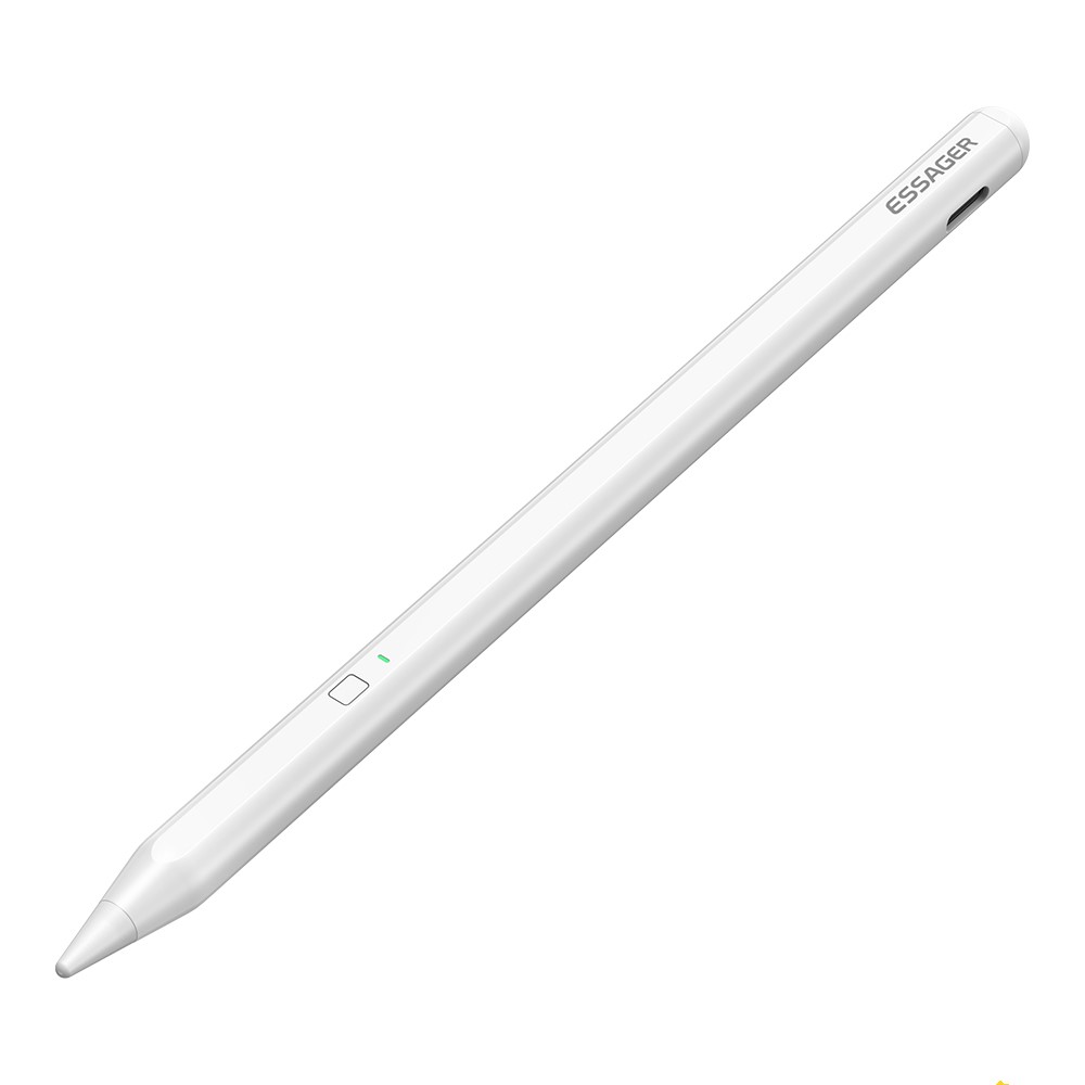 ESSAGER Stylus Touch Pen Med Trdls Laddning Vit