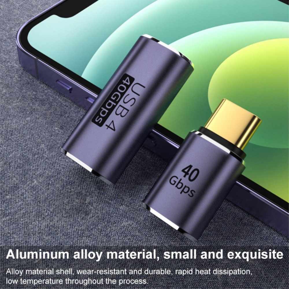 USB-C Hona - USB-C Hona Adapter USB 4.0 Aluminium Bl