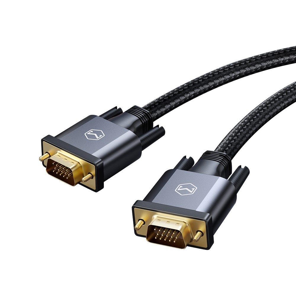 Mcdodo 2m VGA - VGA Video Nylon Kabel Svart