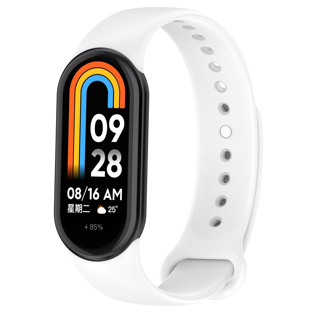 Xiaomi Smart Band 8 Armband Solid Silikon Vit