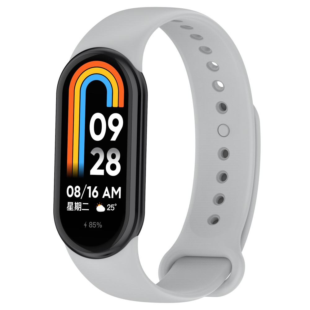 Xiaomi Smart Band 8 Armband Solid Silikon Grå