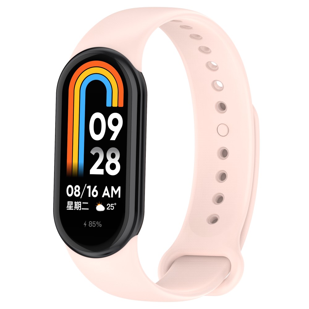 Xiaomi Smart Band 8 Armband Solid Silikon Rosa