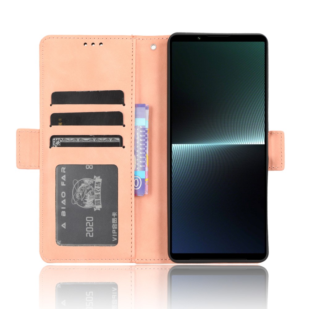 Sony Xperia 1 V Fodral Med Avtagbart Kortfodral Rosa