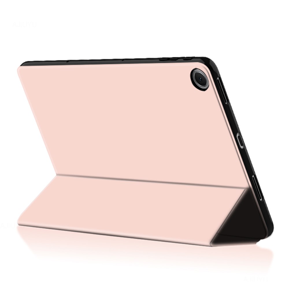 Google Pixel Tablet Fodral Tri-Fold Lder Ljus Rosa