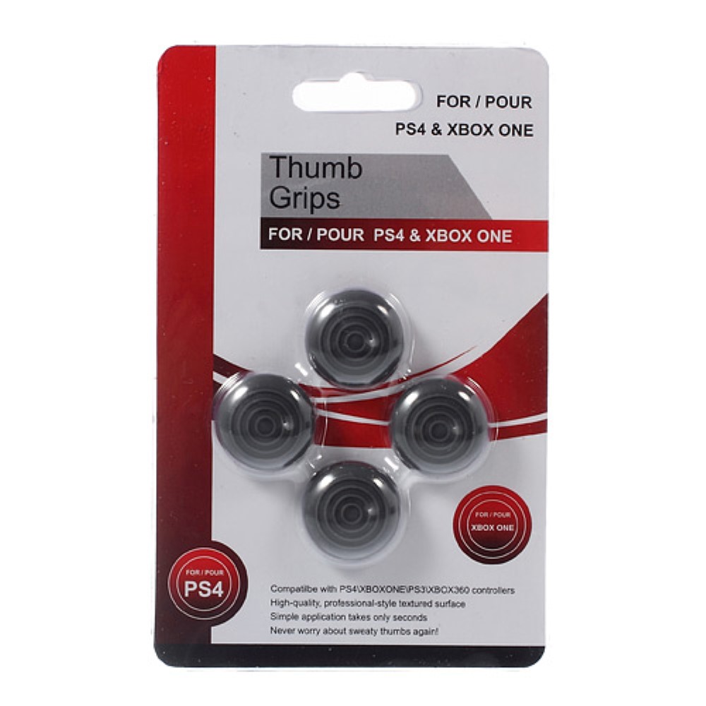 4-PACK Thumb Grip För PS / XBOX Svart