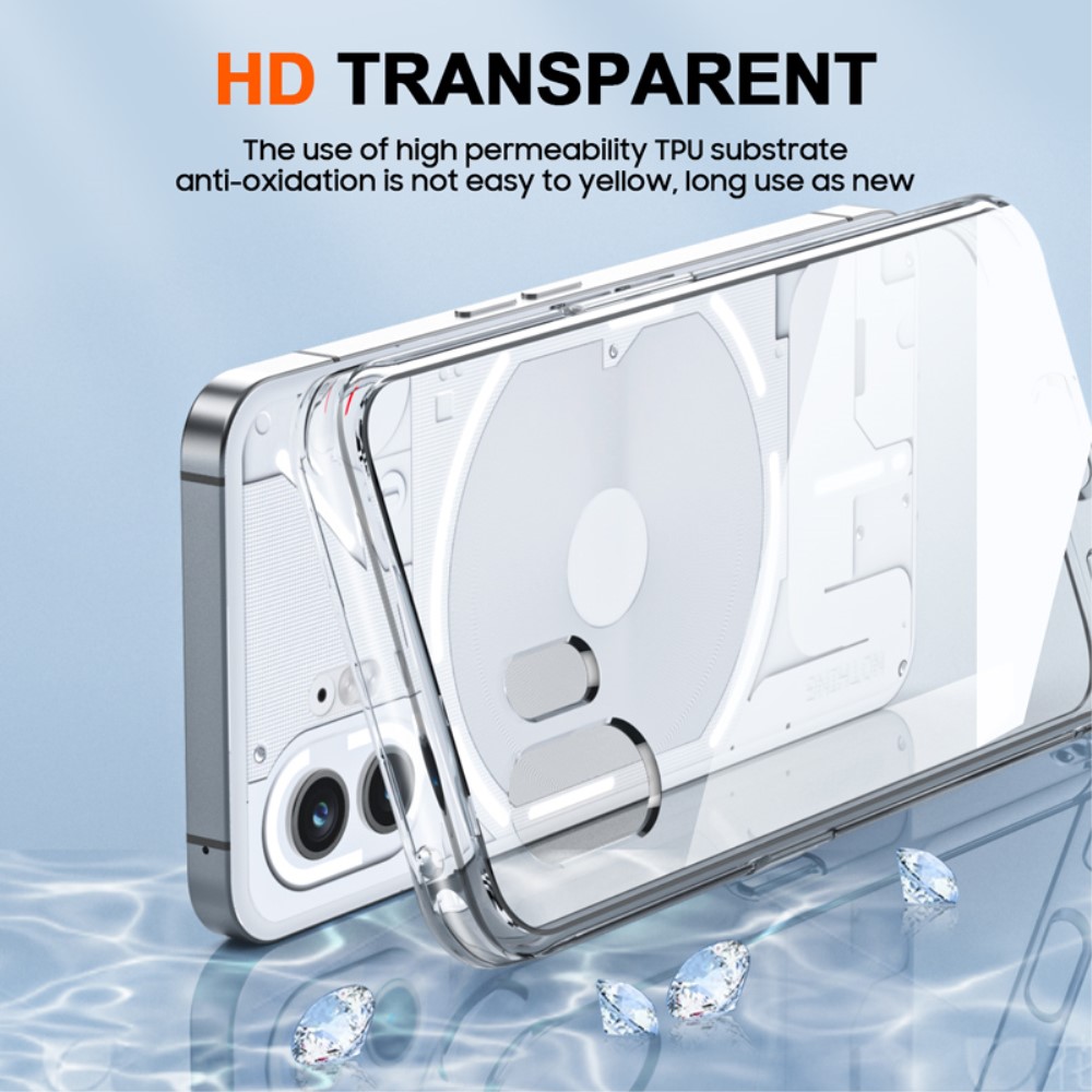 Nothing Phone 2 Skal Hybrid Matt Transparent