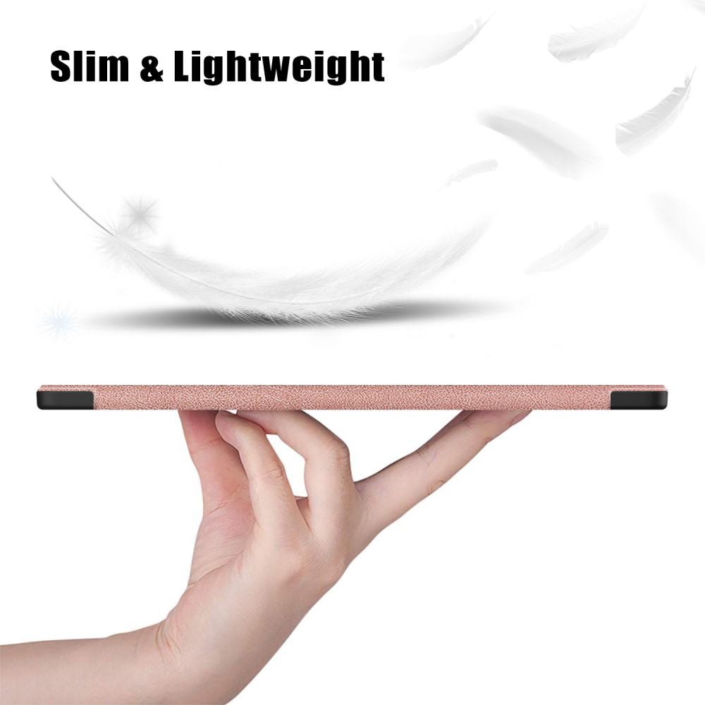 Samsung Galaxy Tab S9 Ultra Fodral Tri-Fold Rosguld