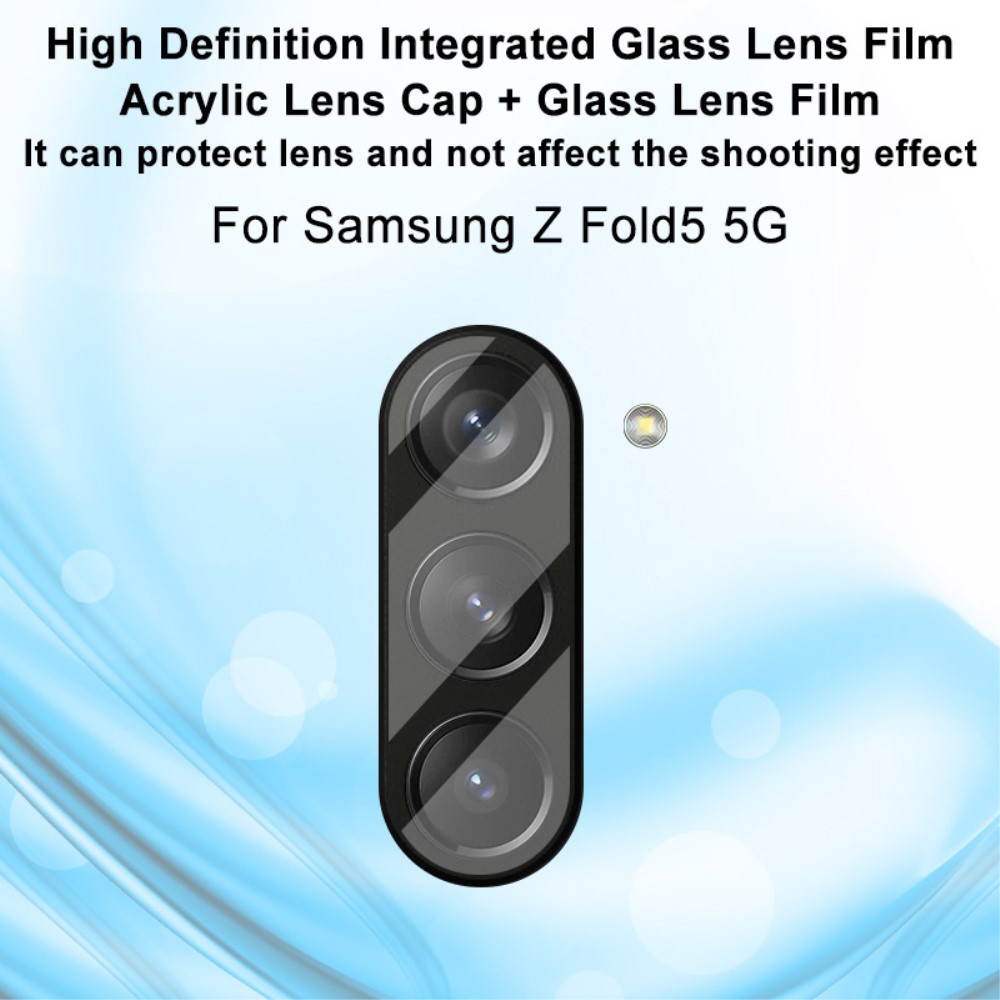 IMAK Galaxy Z Fold 5 Linsskydd Akryl/Hrdat Glas