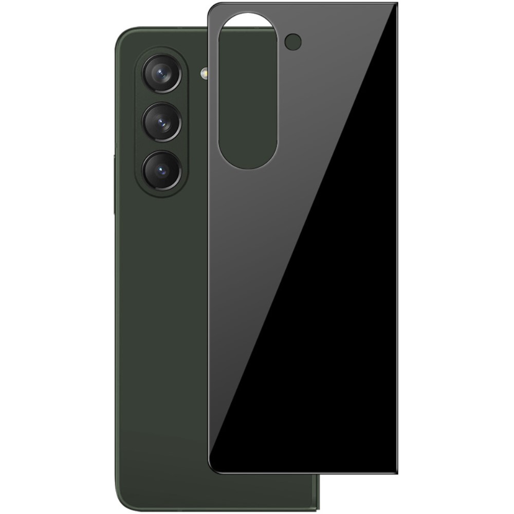 IMAK Galaxy Z Fold 5 Skärmskydd Front/Bak Härdat Glas Svart