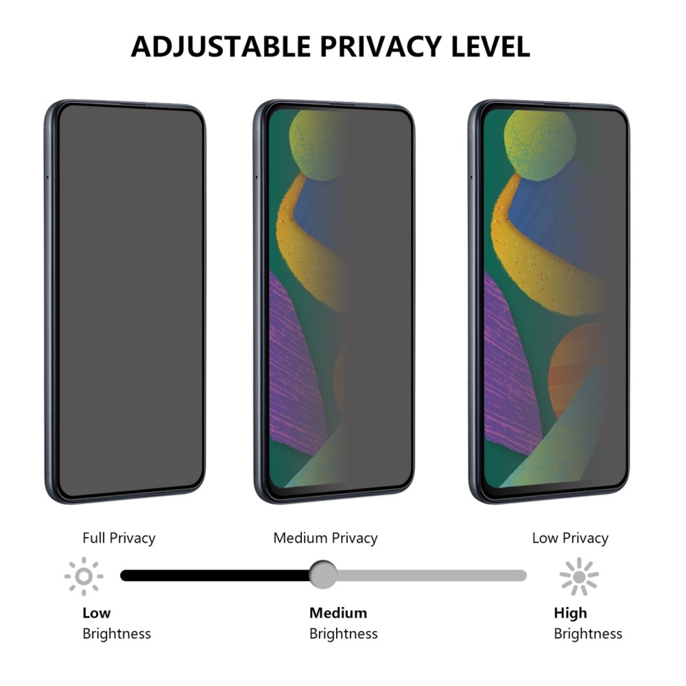 Galaxy Z Fold 5 Skrmskydd Hrdat Glas Privacy