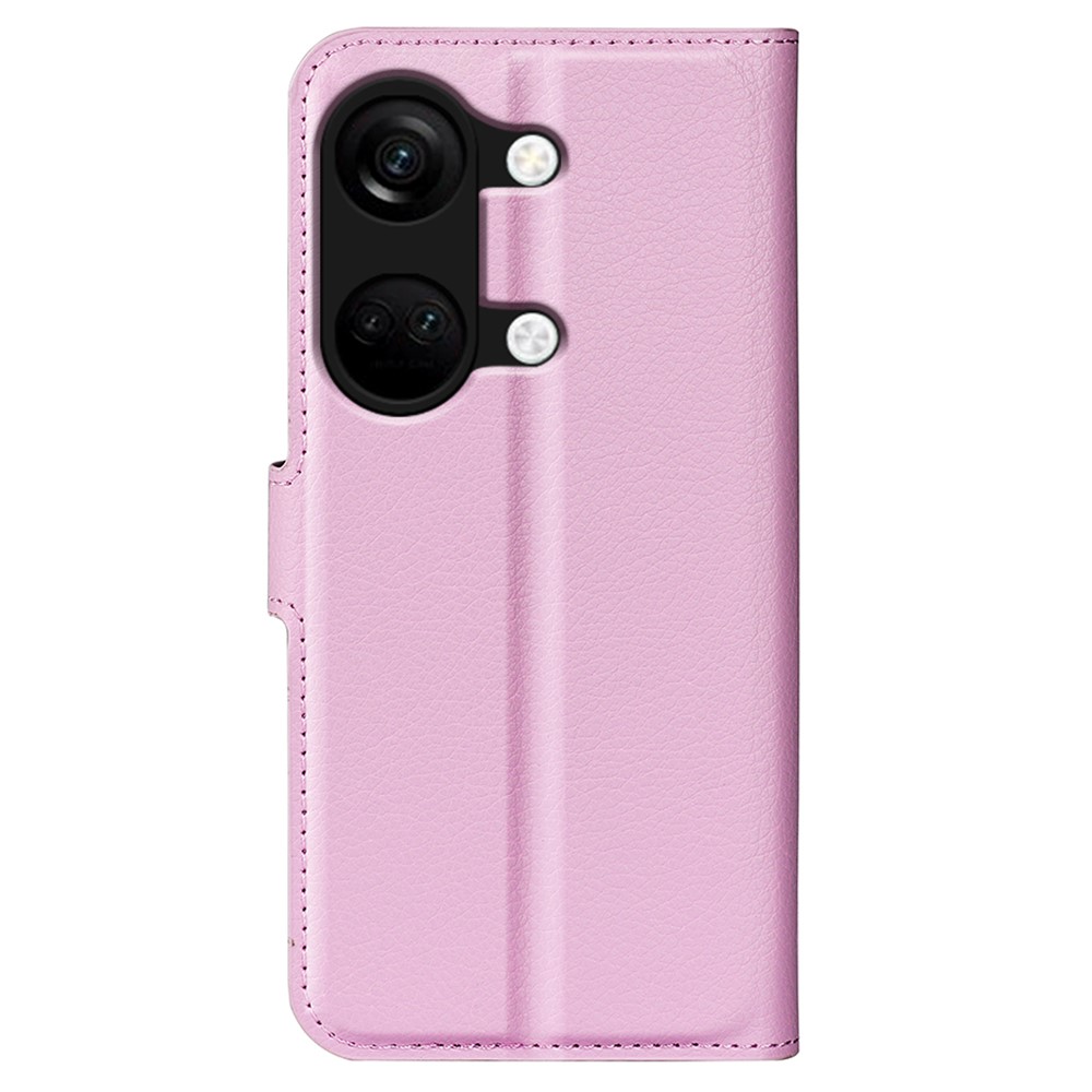 OnePlus Nord 3 5G Fodral Litchi Textur Ljus Rosa