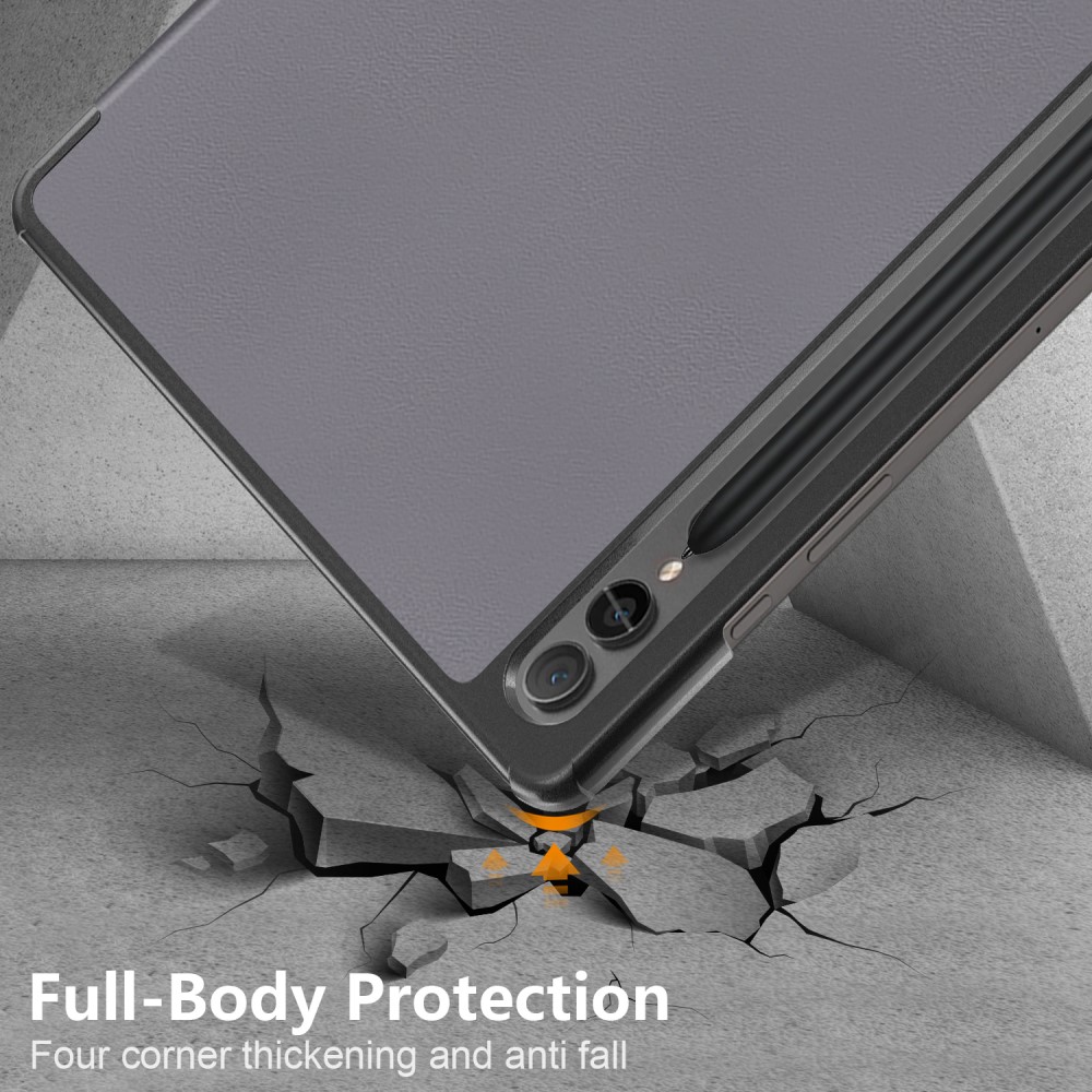Samsung Galaxy Tab S9 Plus Fodral Lder Gr