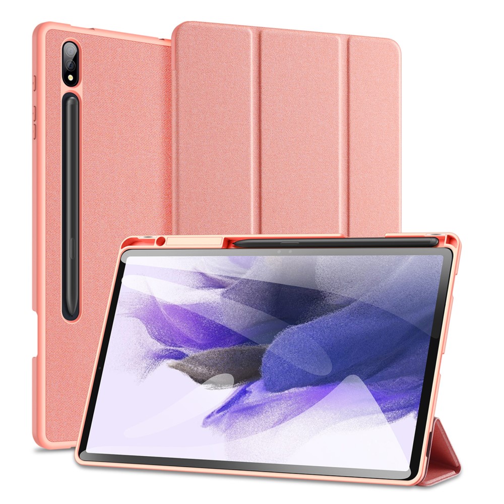 DUX DUCIS Galaxy Tab S9 Plus Fodral DOMO Tri-Fold Rosguld