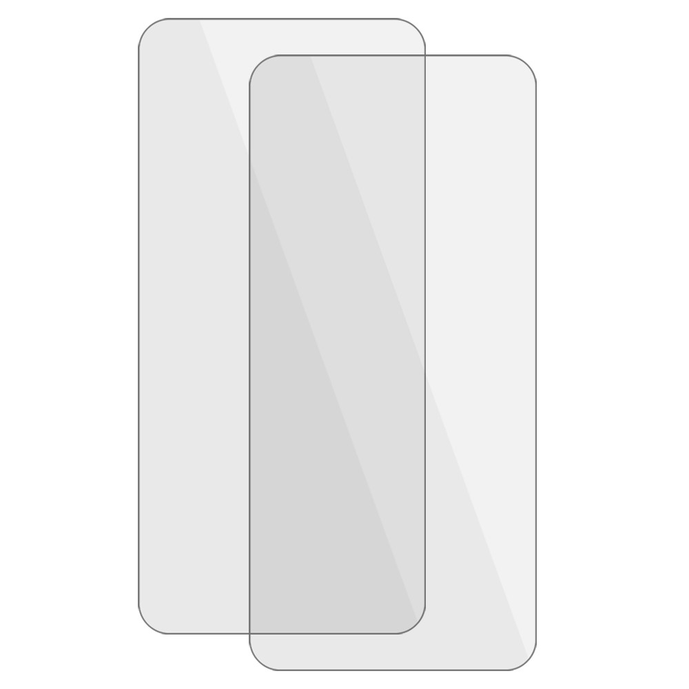 Nothing Phone 2 2-PACK Skrmskydd Hrdat Glas Transparent