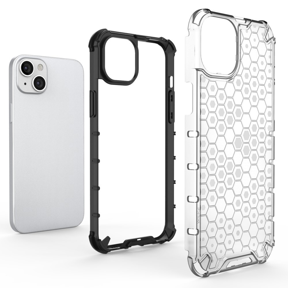 iPhone 15 Skal Honeycomb Shockproof Vit