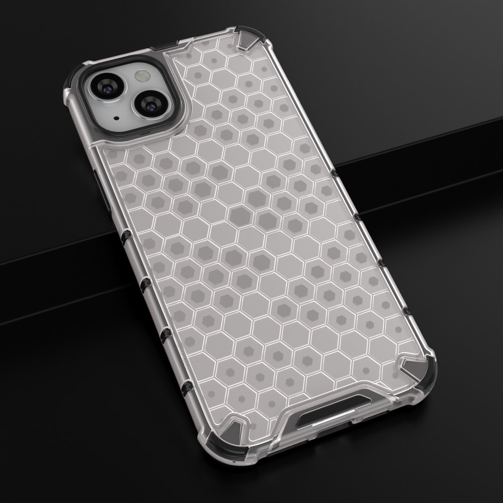 iPhone 15 Skal Honeycomb Shockproof Vit