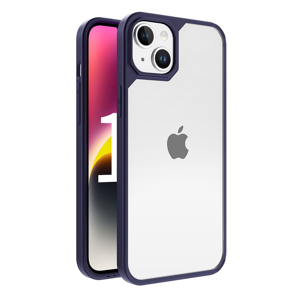 LEEU DESIGN iPhone 15 Skal Hybrid Blå