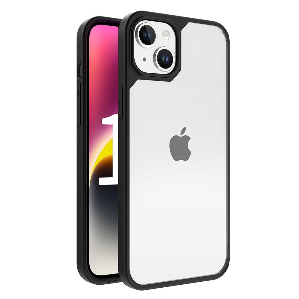 LEEU DESIGN iPhone 15 Skal Hybrid Svart