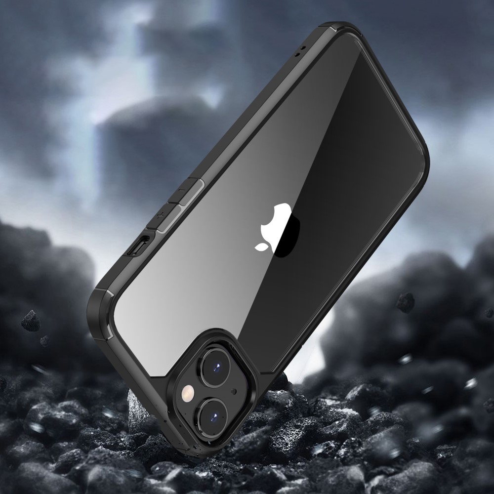 iPhone 15 Plus Skal Defense Armor Hybrid Svart