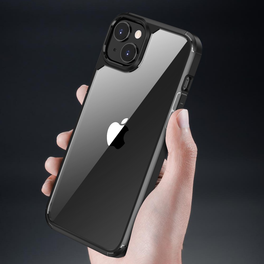 iPhone 15 Plus Skal Defense Armor Hybrid Svart