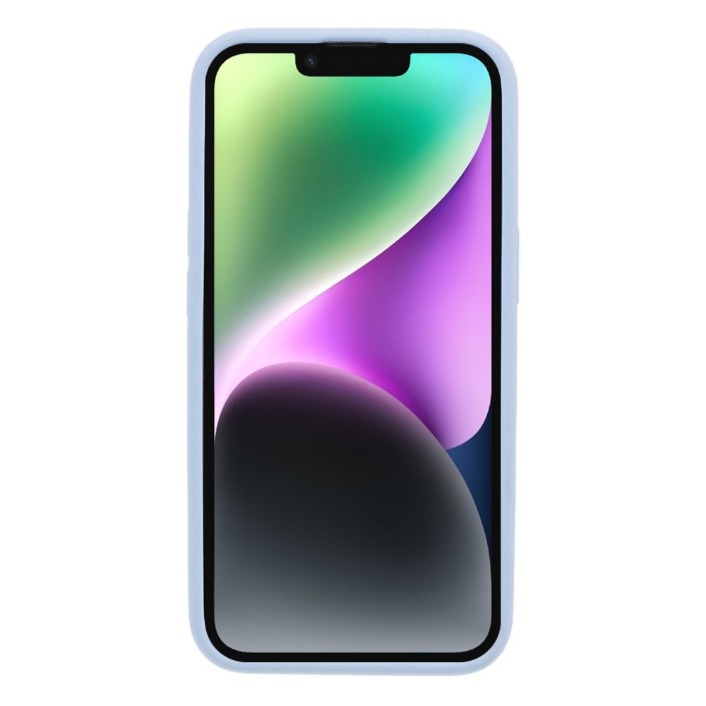 iPhone 15 Plus Skal Liquid Silikon Cyan